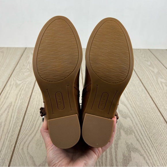 Style & Co Women's Catrionaa Tassel Wrap Detailed Booties 6M Auburn $80 - Picture 8 of 9